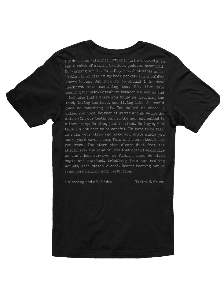 a blessing and a bad idea Tshirt product image (6)