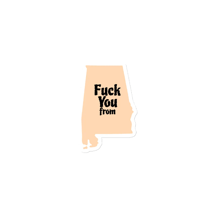 Alabama Attitude Die-Cut Magnets product image (1)