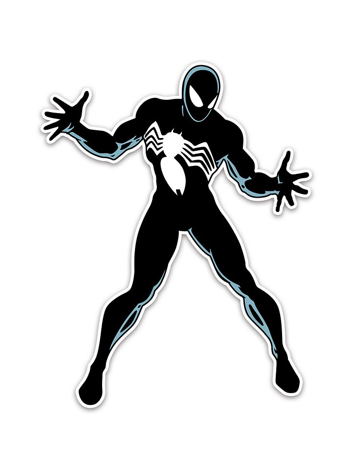 Secret Wars Spider-Man Alien Symbiote Black Costume Sticker product image (1)
