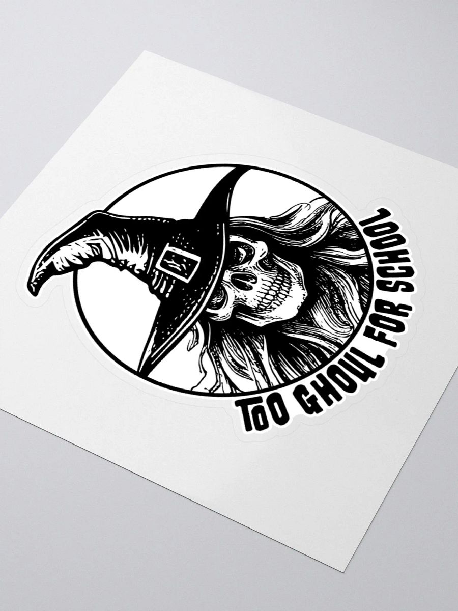 Too Ghoul for School Retro Horror Sticker product image (9)