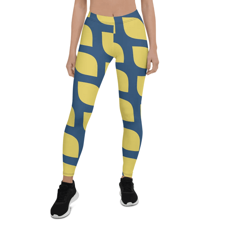 Leafy Blues All-Over Leggings product image (1)