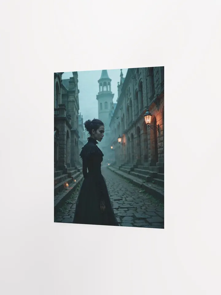 The Haunting of Cobblestone Lane Matte Poster product image (9)