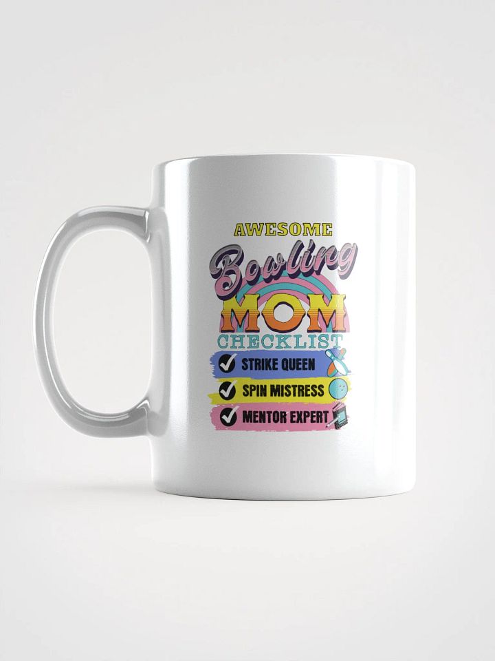 Awesome Bowling Mom Checklist Mug product image (1)