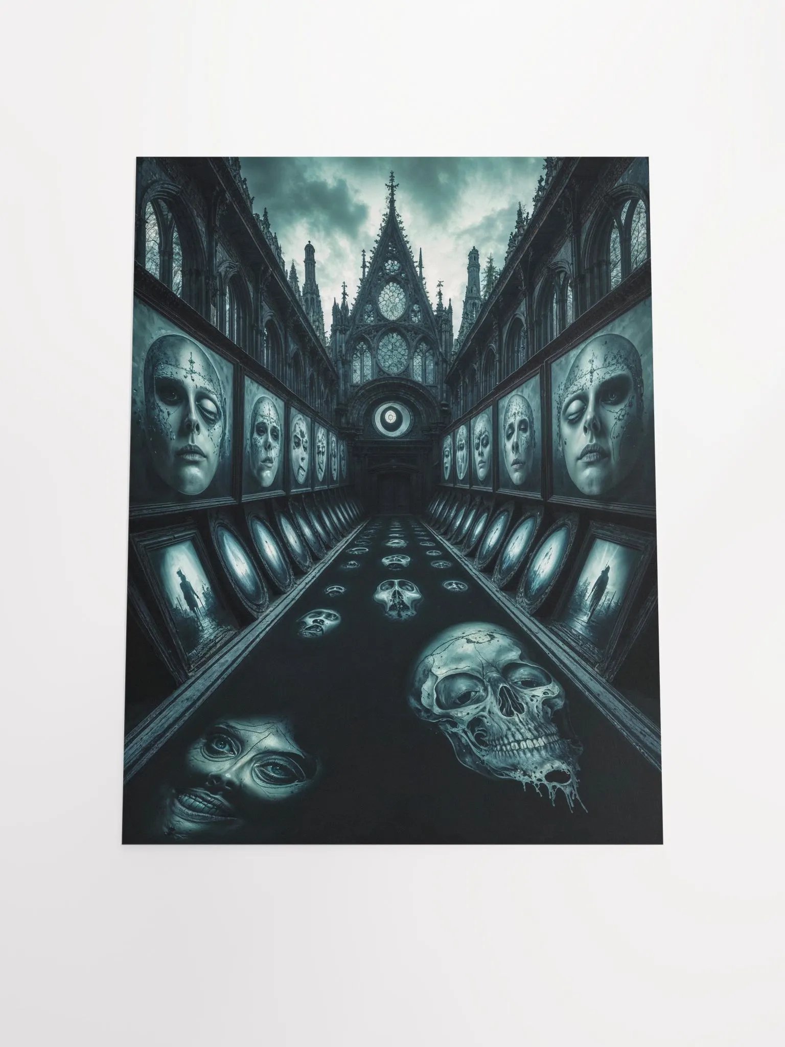 Gothic Corridor Haunting Poster product image (8)