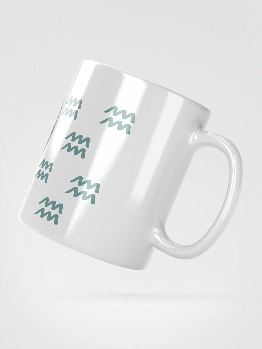 Aquarius Zodiac White Glossy Mug product image (5)