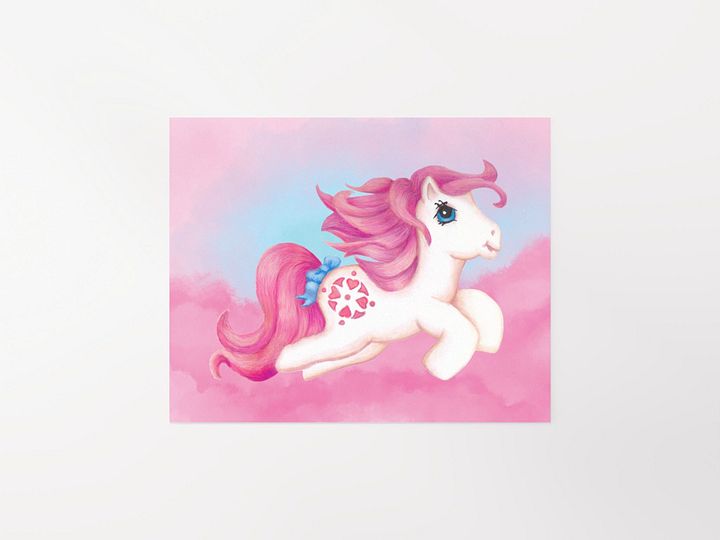 Pretty Pink Pony Print product image (2)