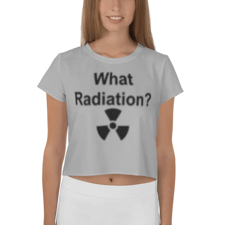 What Radiation? crop tee product image (2)