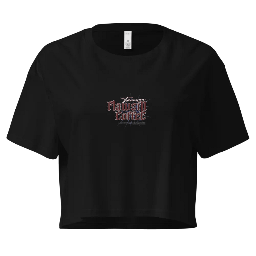 Death Before Decaf Cropped Tee product image (1)