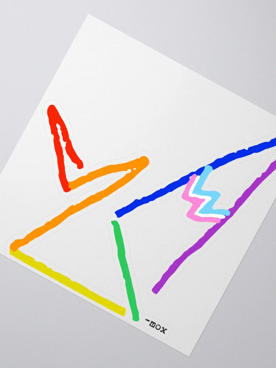 pride fox sticker product image (2)