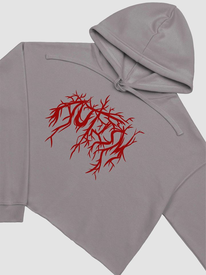 Autism metal crop fleece hoodie product image (2)
