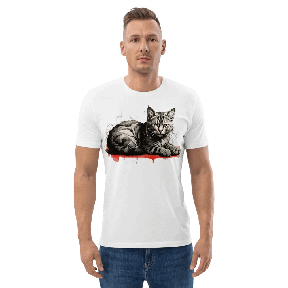 Sketch Art Katze 9 , Shirt product image (2)