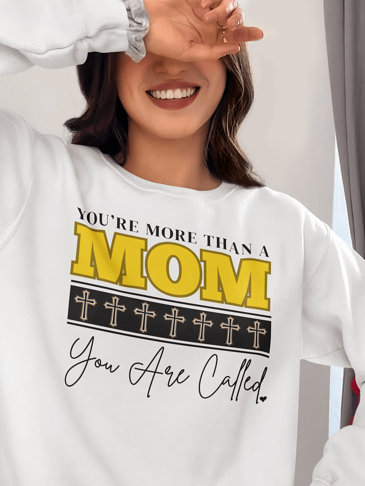 You’re More Than a Mom – You’re Called | Christian Mom Sweater | Faith-Based Motherhood sweater | Faith-based Gift for Moms product image (6)