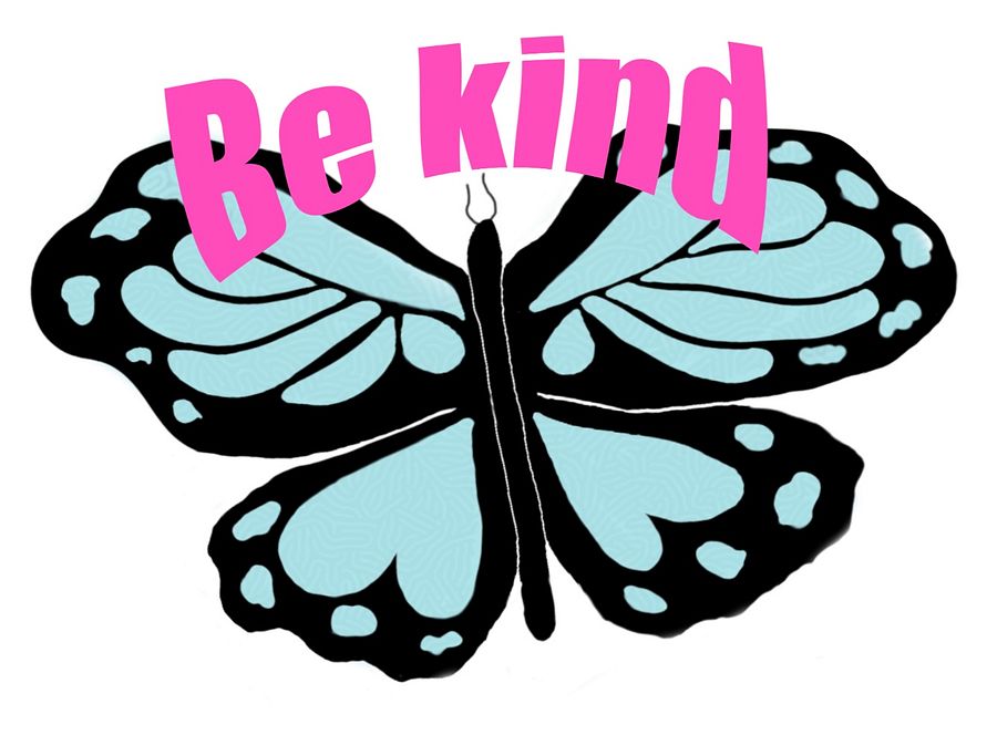 Be kind butterfly product image (1)