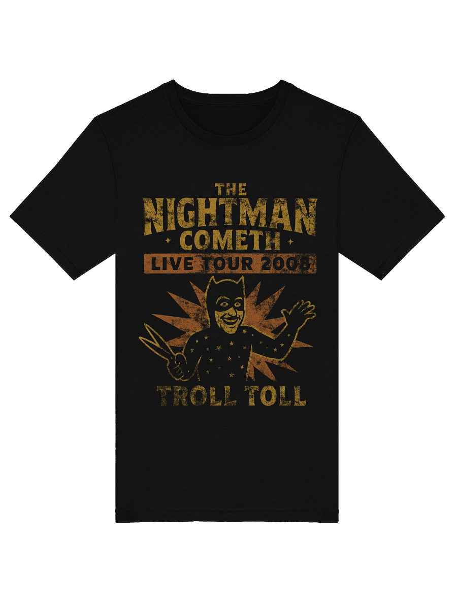 Nightman Cometh Troll Toll Tour 2008 T-Shirt – It’s Always Sunny in Philadelphia Parody Tee product image (5)