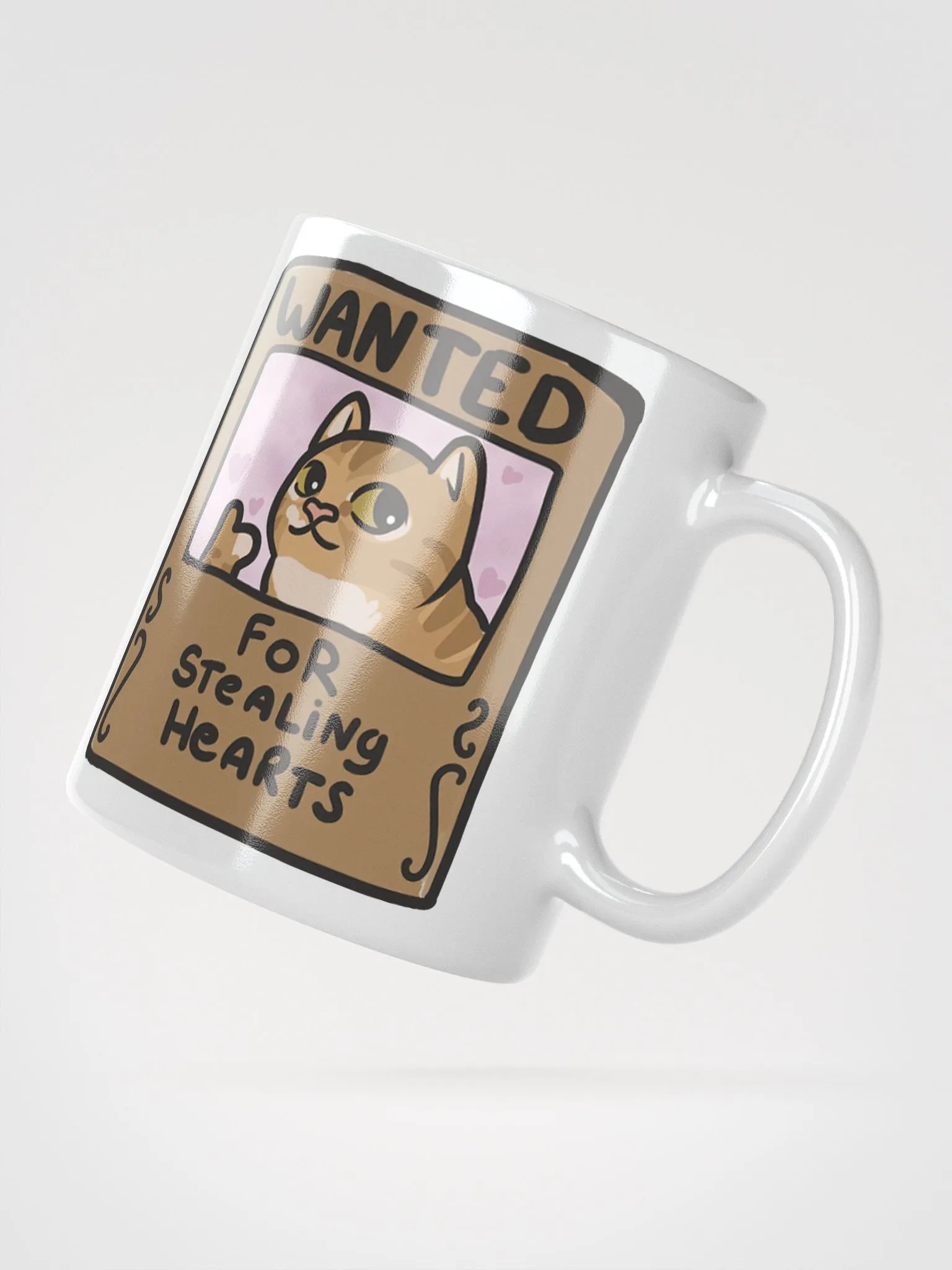 Wanted: Tao Mug – Stealer of Hearts (White Glossy Mug Edition) product image (2)