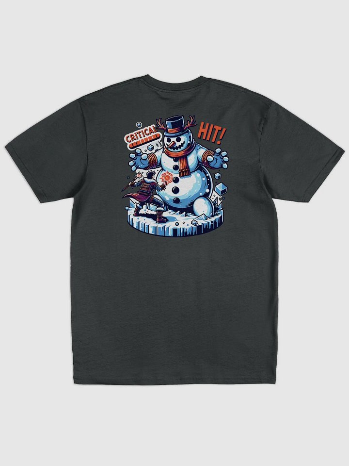 RPG Boss Fight T-Shirt – Gamer vs Giant Snowman product image (32)
