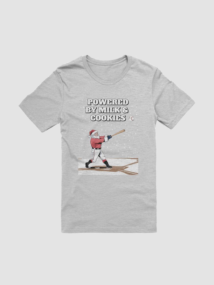 Powered By Milk And Cookies - Baseball T-shirt product image (1)