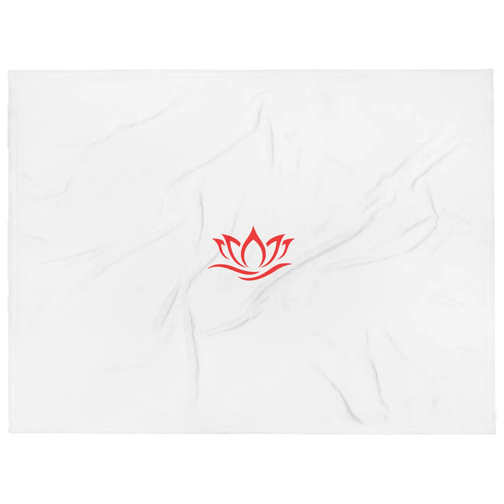 NMRK Red Lotus Throw Blanket product image (2)