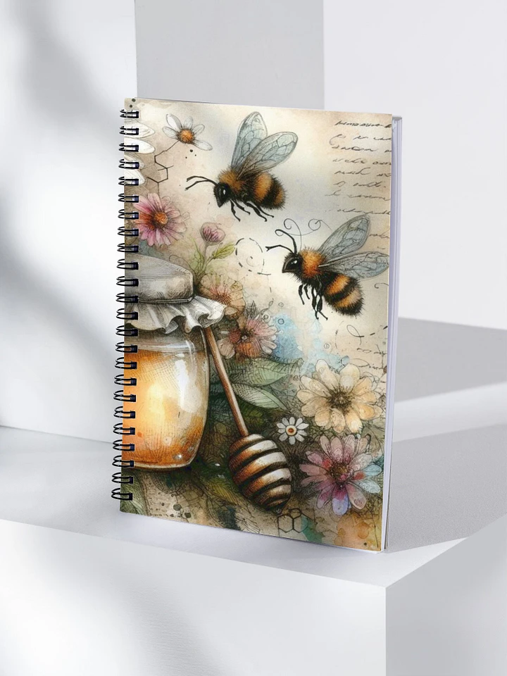 Bumblebee Whimsy Spiral Notebook product image (2)