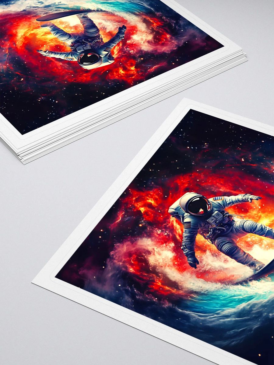 Nebula Surfer Sticker product image (4)