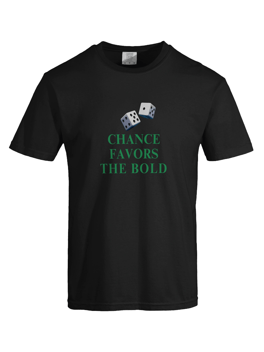 Bold Chance Dice Print T-Shirt product image (1)