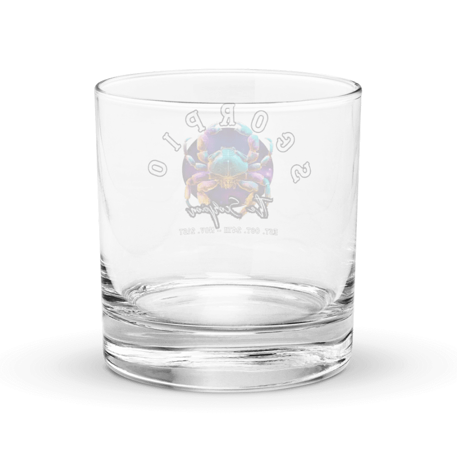 Scorpio - Zodiac Rocks Glass product image (4)