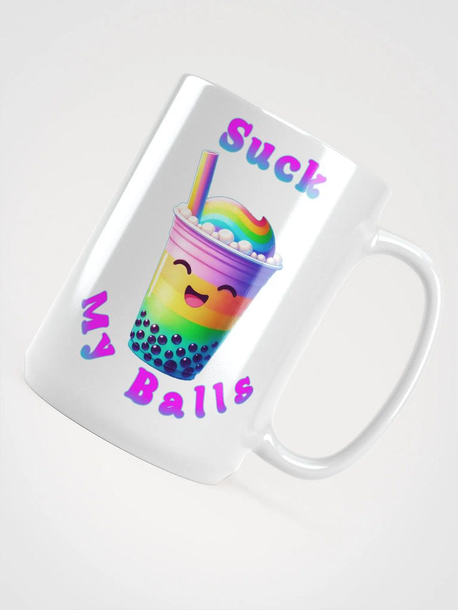 Rainbow Boba Delight 15 oz Coffee Cup product image (4)