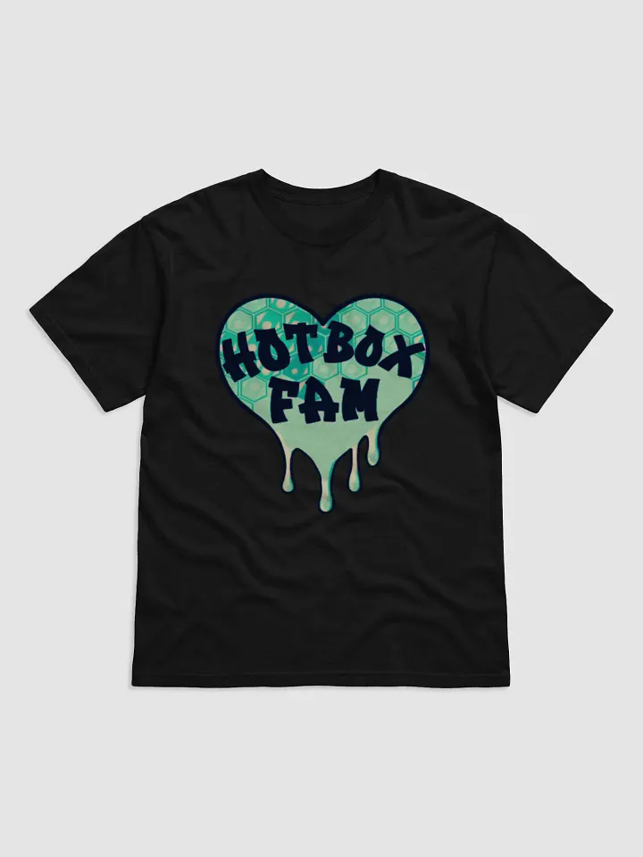 UNISEX HOT BOX FAM MINT GREEN HONEY COMB LOGO TEE product image (3)
