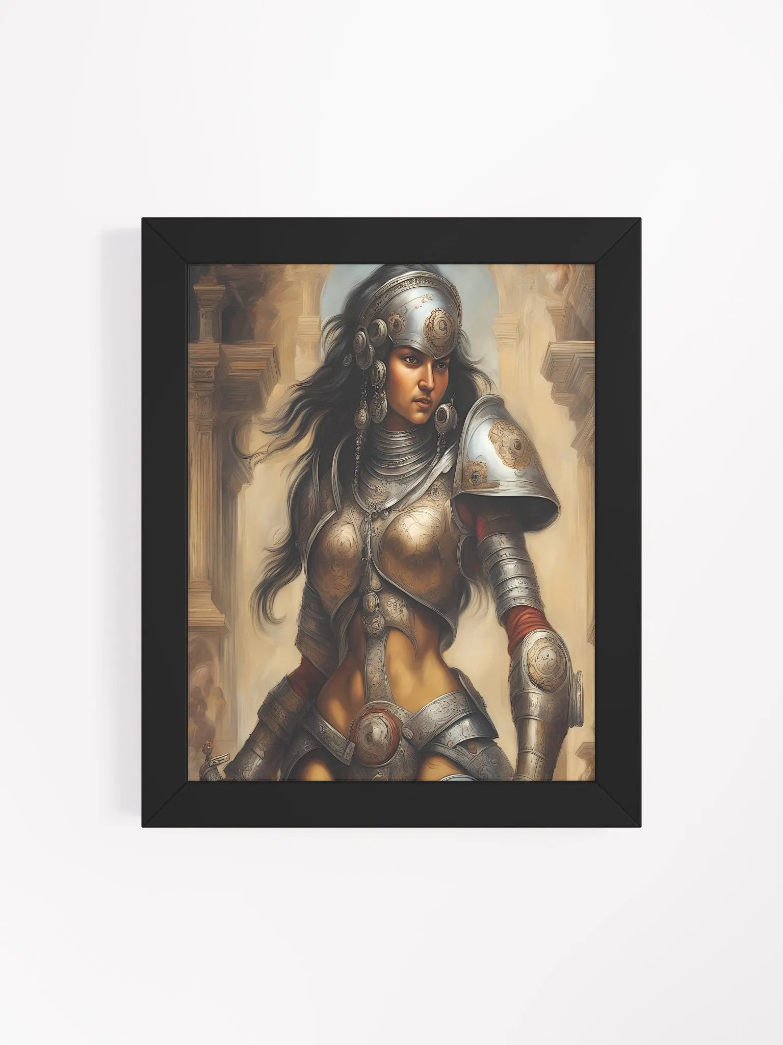 Moonlit Warrior Framed Matte Poster product image (4)