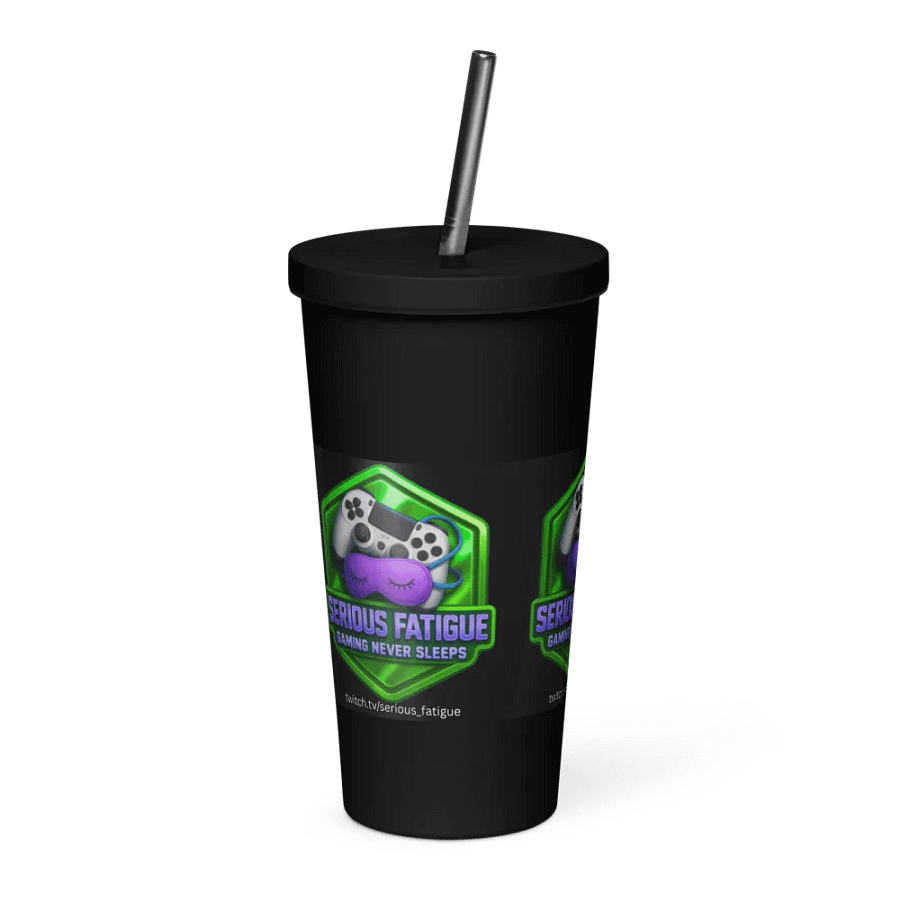 SF logo insulated cup with straw product image (4)
