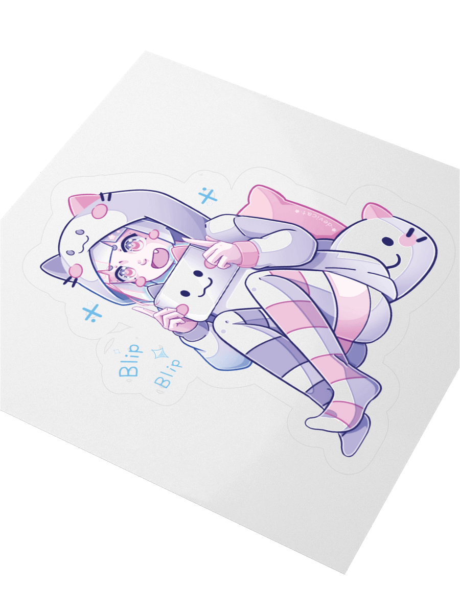 Sticker • CandiCat Gamer Girl • 2024 product image (7)