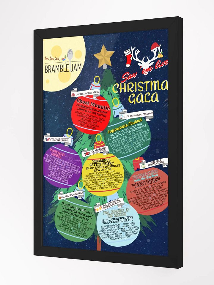 Saw 'Em Live - Christmas Poster product image (2)