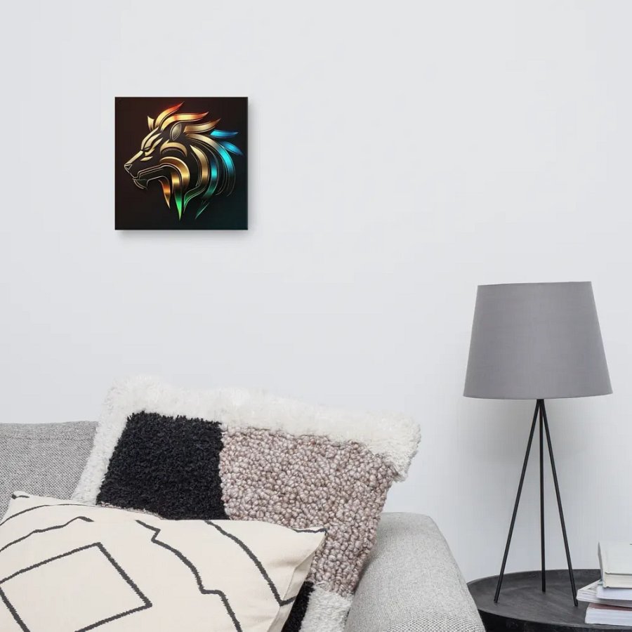 Lion logo canvas product image (15)