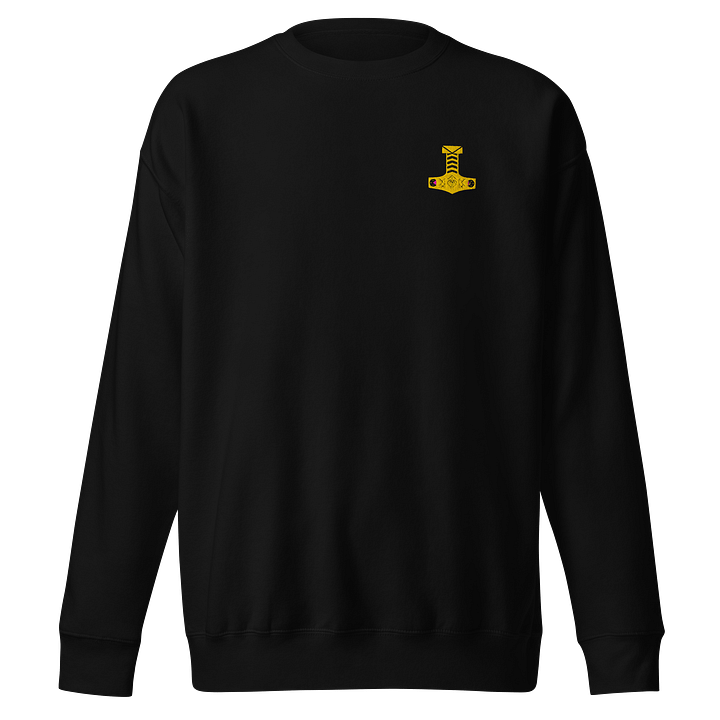Mjölner with Bindrunes - Premium Sweatshirt product image (1)