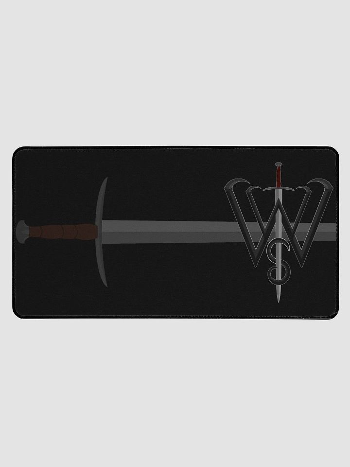 Sword + Logo XXL Mousepad - Black product image (1)