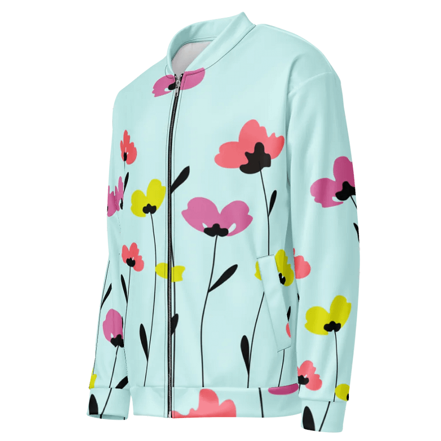 Blossom Breeze All-Over Print Bomber Jacket product image (3)