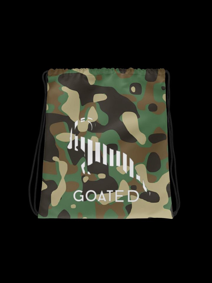 GOATED SPORTS® Camouflage Drawstring Bag product image (1)