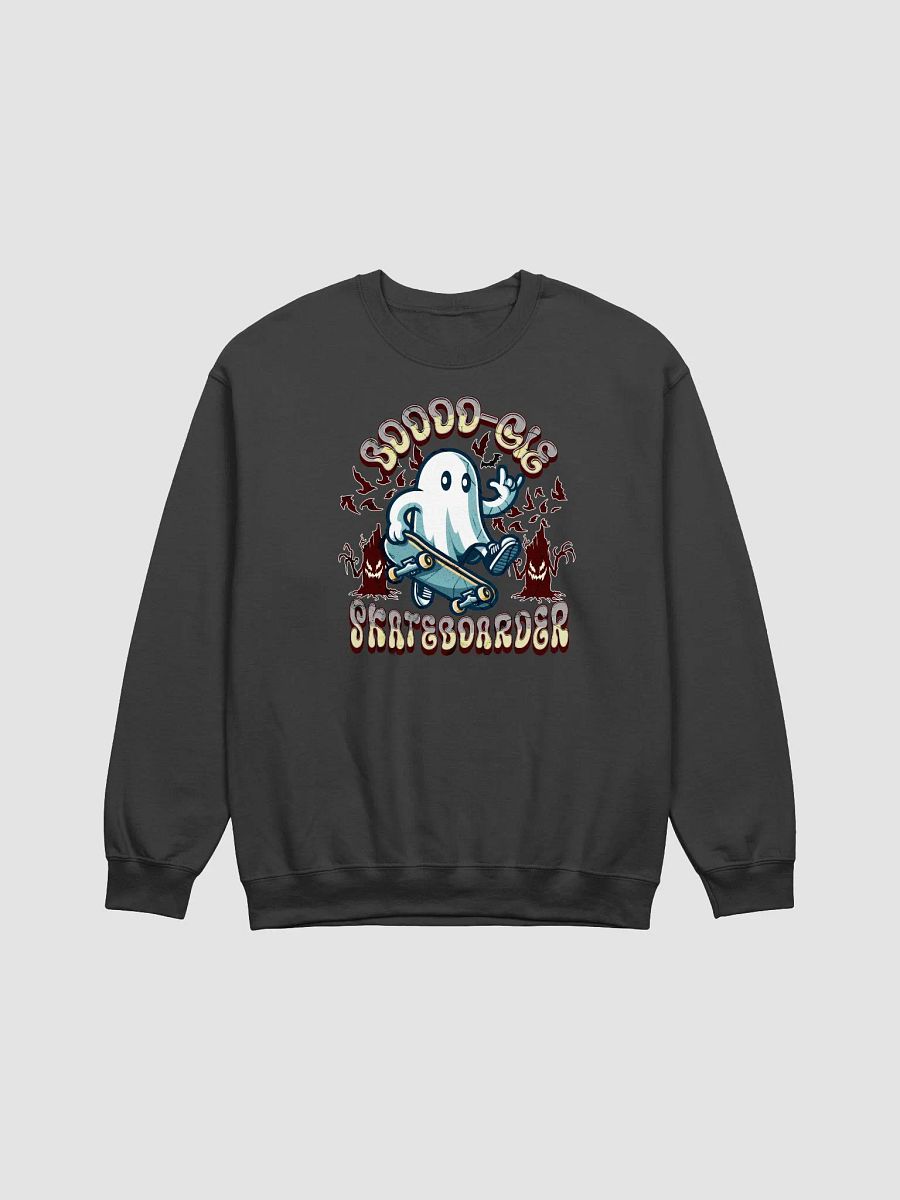 Boooo-gie Skateboarder Ghost Rockin Crewneck product image (1)