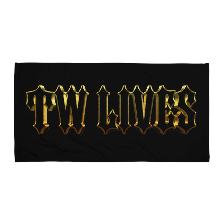 Golden Metallic TW LIVES Sublimated Towel product image (1)