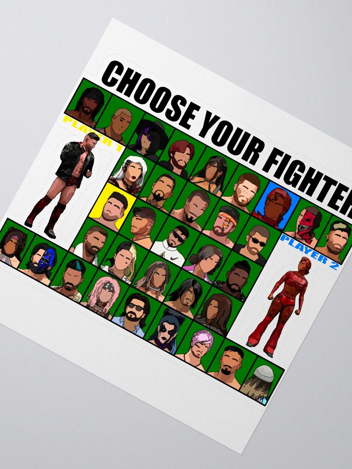 PEPW Choose Your Fighter MVH vs Skaar Sticker product image (2)