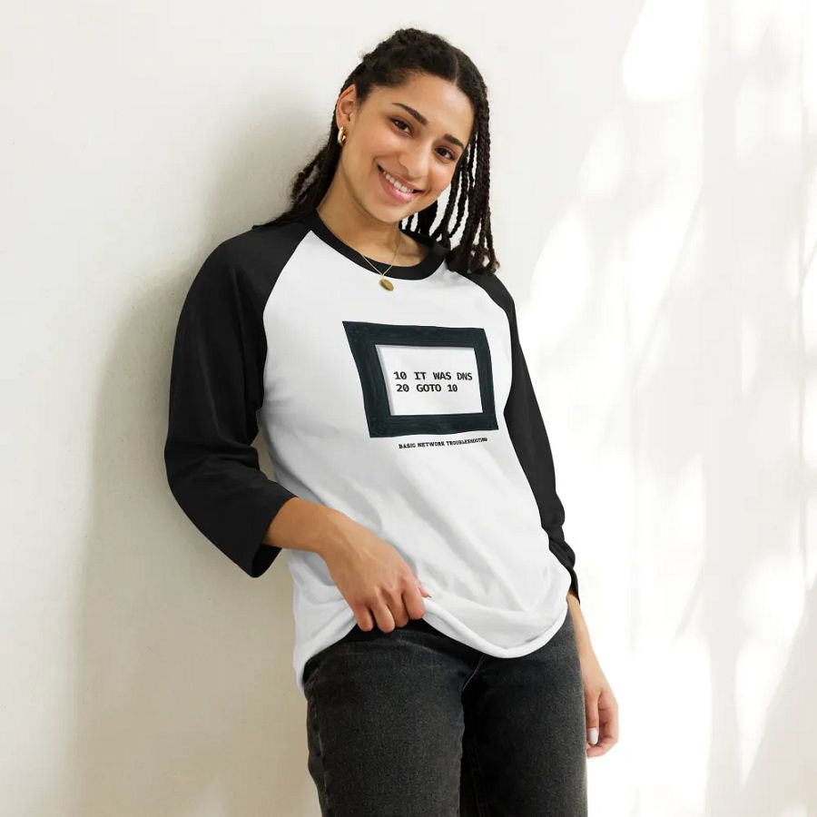 Basic Network Troubleshooting - Raglan Tee product image (10)
