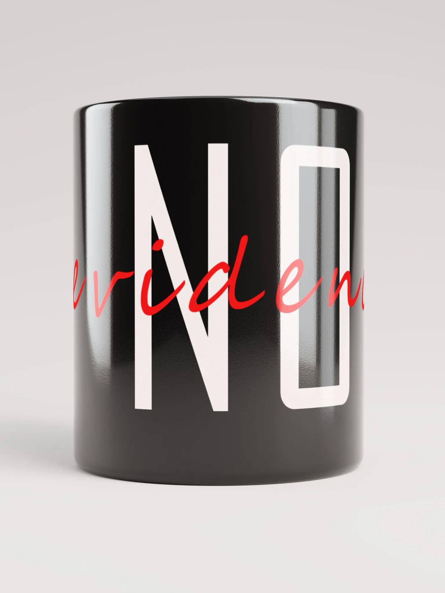 No Evidence Mug product image (1)