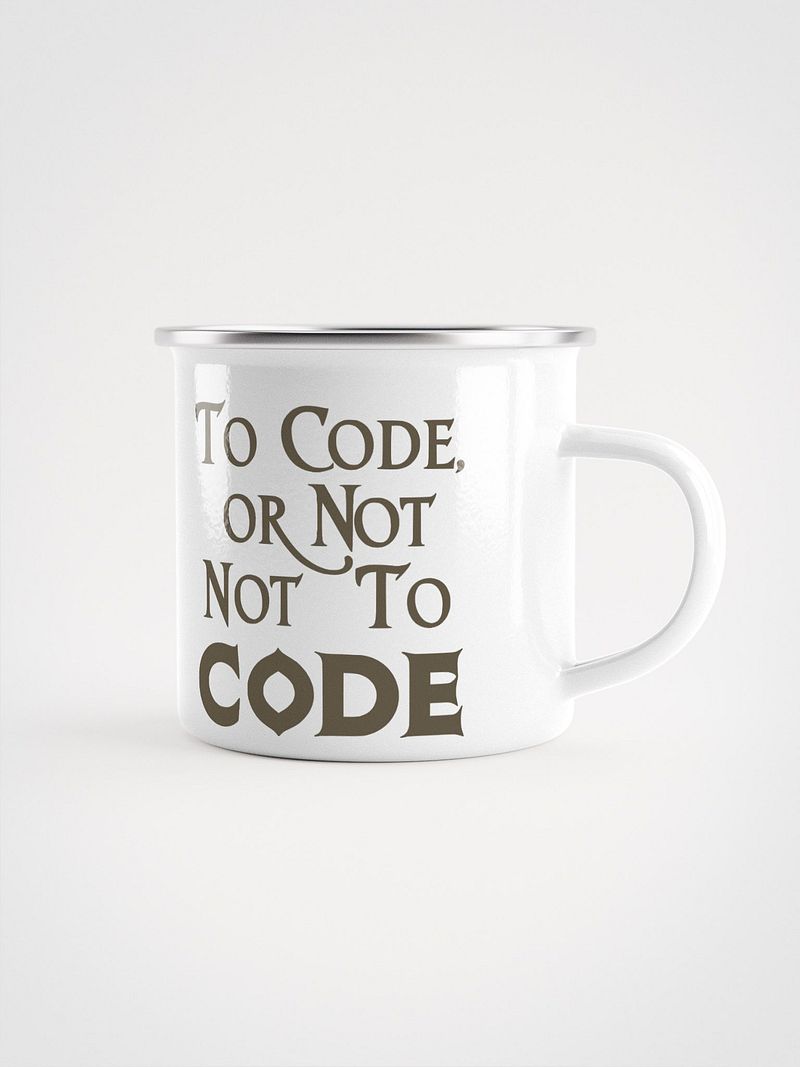 The Coder's Soliloquy Mug: To Code or Not to Code