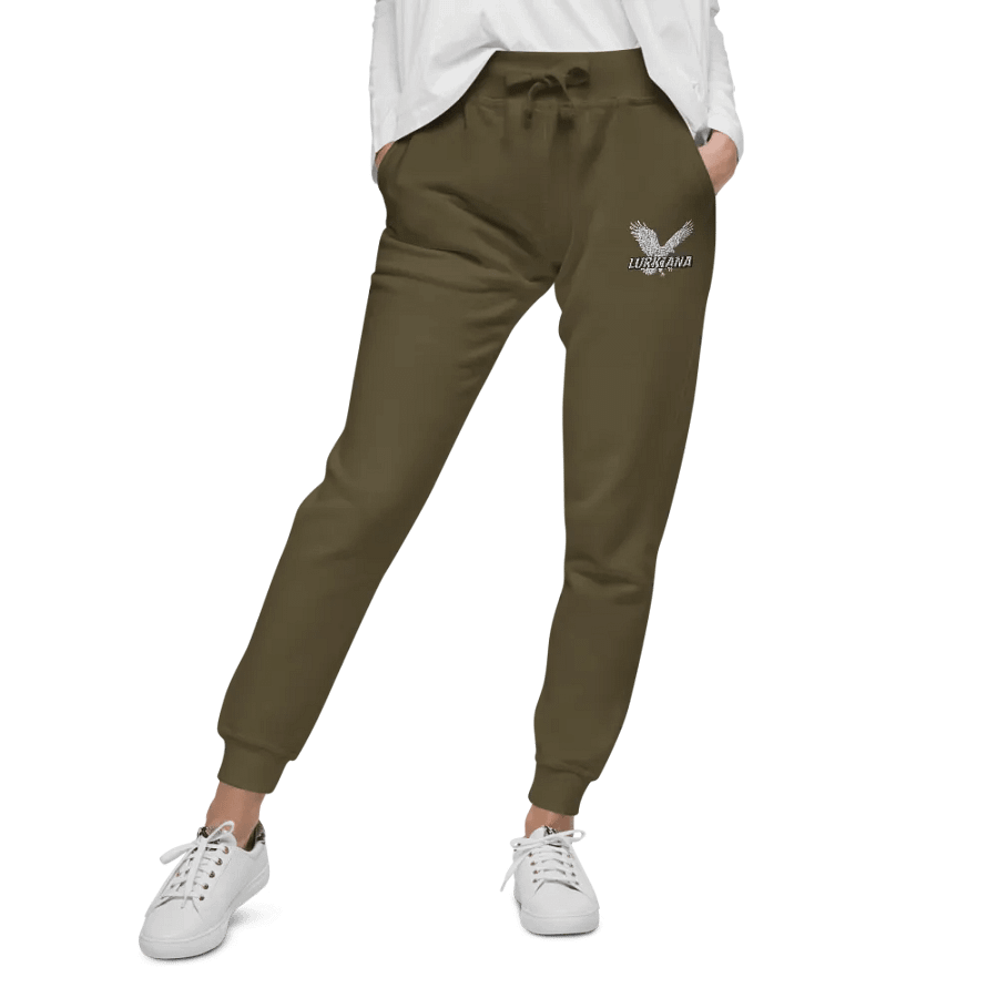 Green Fleece Unisex Joggers product image (8)
