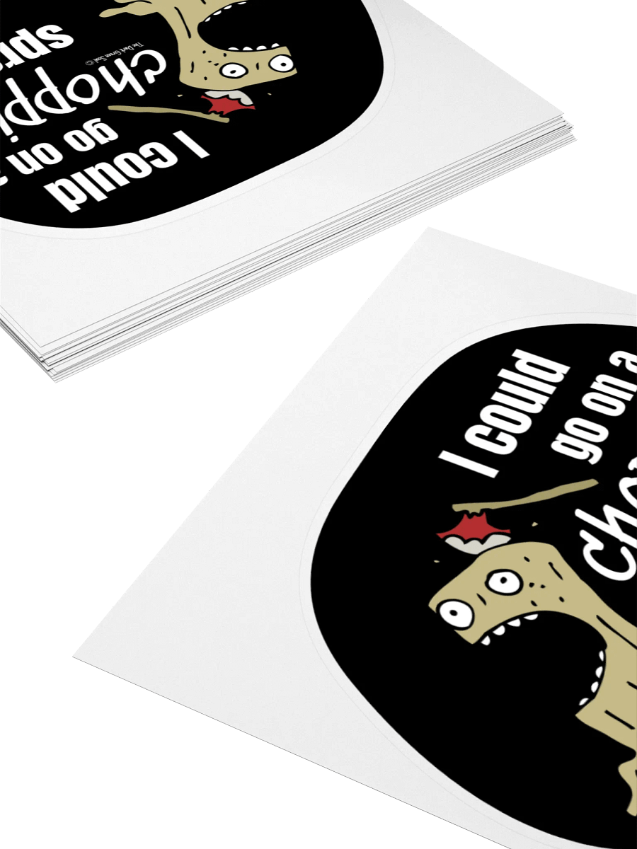Chopping Spree White - Sticker product image (10)