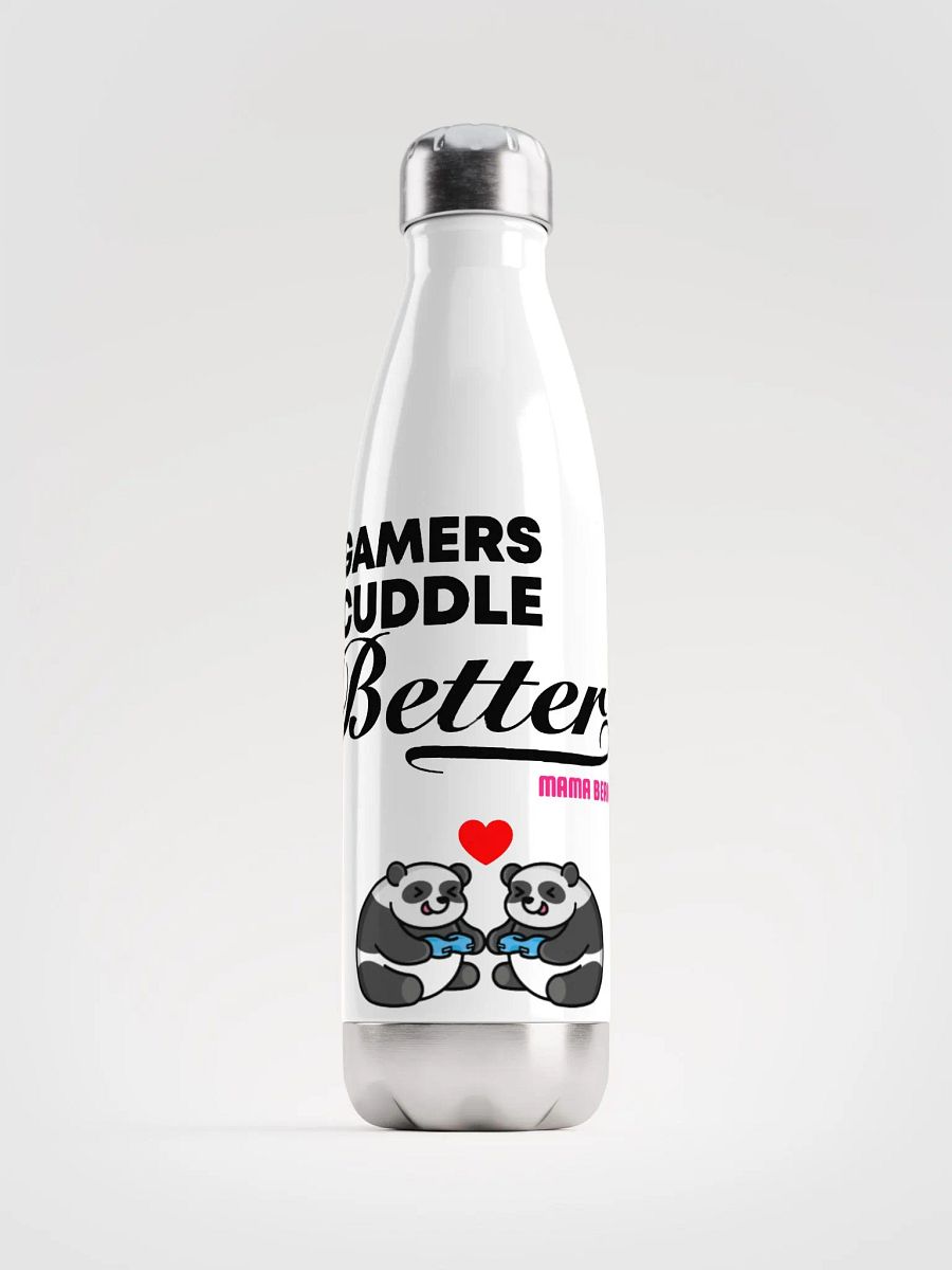 Gamers Cuddle Better Water Bottle product image (1)