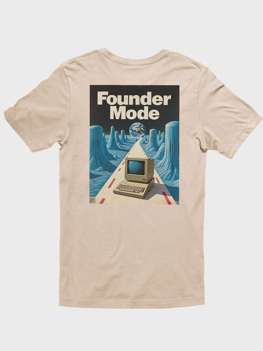 founder mode retro light t-shirt (100% cotton) product image (5)