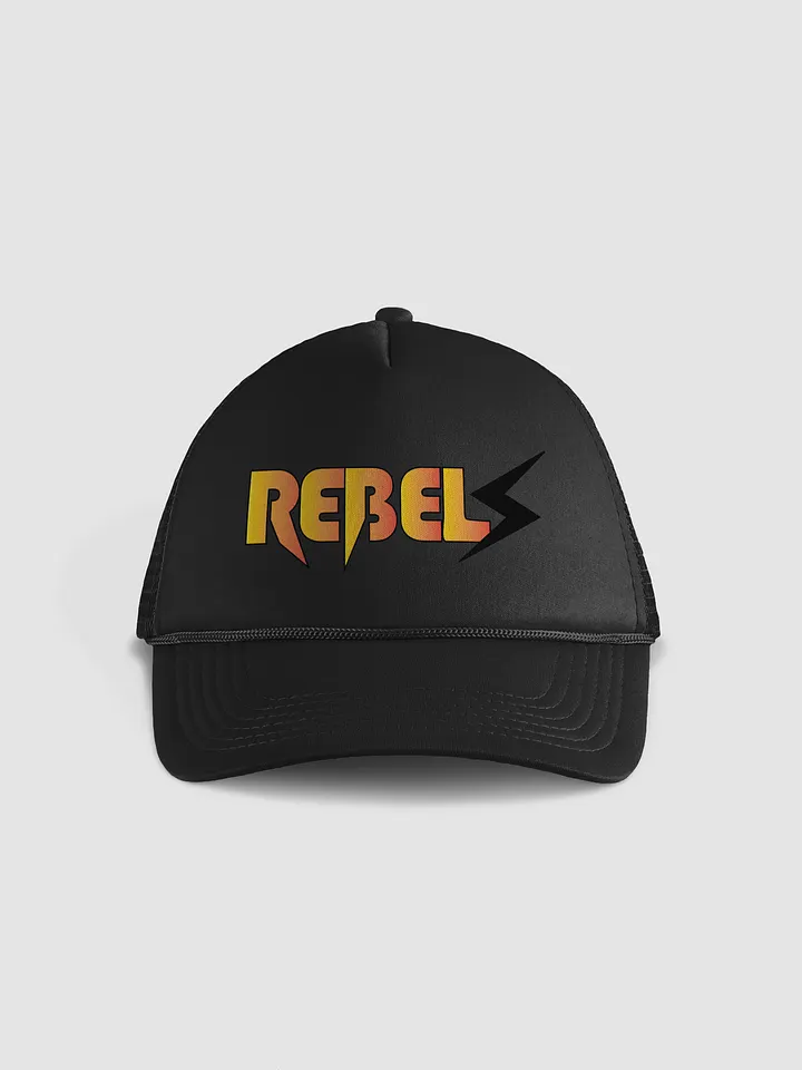 Foam Trucker Hat Black | Orange/Black product image (1)