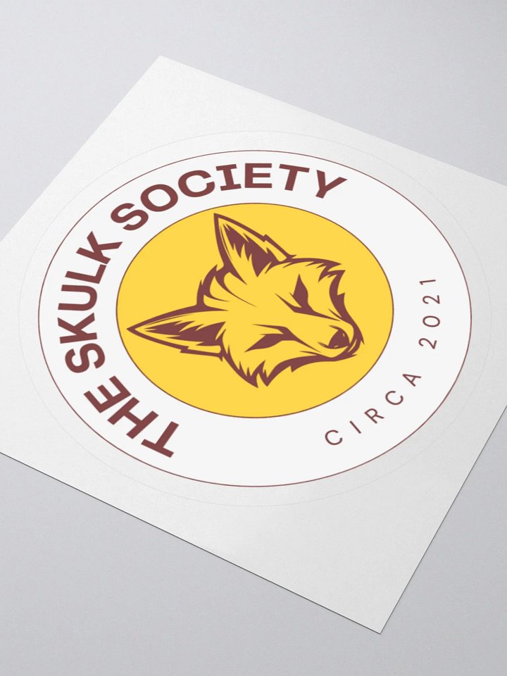 Skulk Society Emblem Sticker | Classic product image (1)