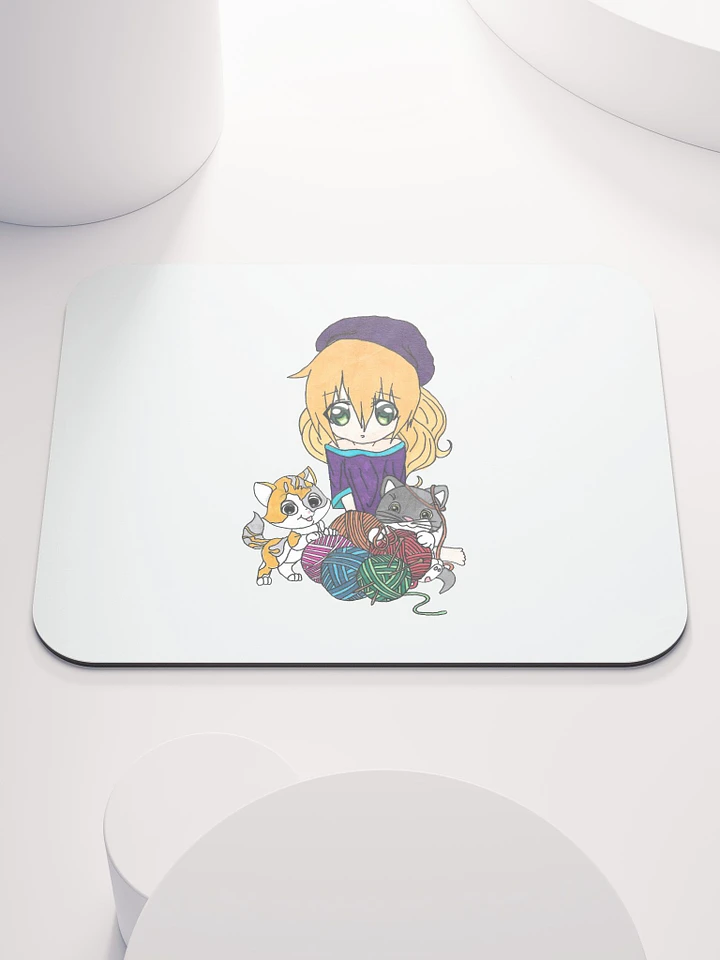 Xakaila and cats mousepad product image (1)